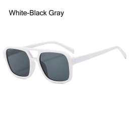 Retro Square Aviation Sunglasses for Women Men Stylish Big Frame Sun Glasses Ins Style Shades 70s Glasses