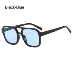 Retro Square Aviation Sunglasses for Women Men Stylish Big Frame Sun Glasses Ins Style Shades 70s Glasses
