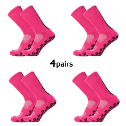 4 Pairs FS Square Silicone Non Slip FS Letter Football Socks Men Women Sports Grip Soccer Socks Calcetines Hombre Futebol 39-45