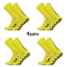 4 Pairs FS Square Silicone Non Slip FS Letter Football Socks Men Women Sports Grip Soccer Socks Calcetines Hombre Futebol 39-45
