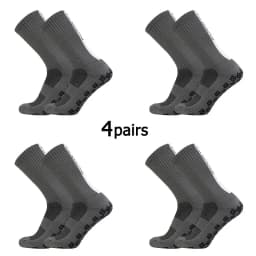 4 Pairs FS Square Silicone Non Slip FS Letter Football Socks Men Women Sports Grip Soccer Socks Calcetines Hombre Futebol 39-45