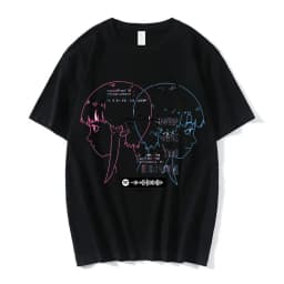 Anime Serial Experiments Lain T-Shirt Men Women Graphic T Shirts Unisex Iwakura Manga Girl Sci Fi Short Sleeve Tee Tops 62463