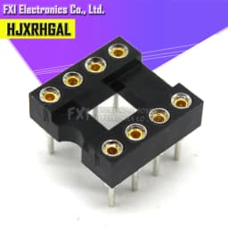 10PCS Round Hole IC socket Connector DIP 6 8 14 16 18 20 24 28 40 pin Sockets DIP6 DIP8 DIP14 DIP16 DIP18 DIP20 DIP28 DIP40 pins