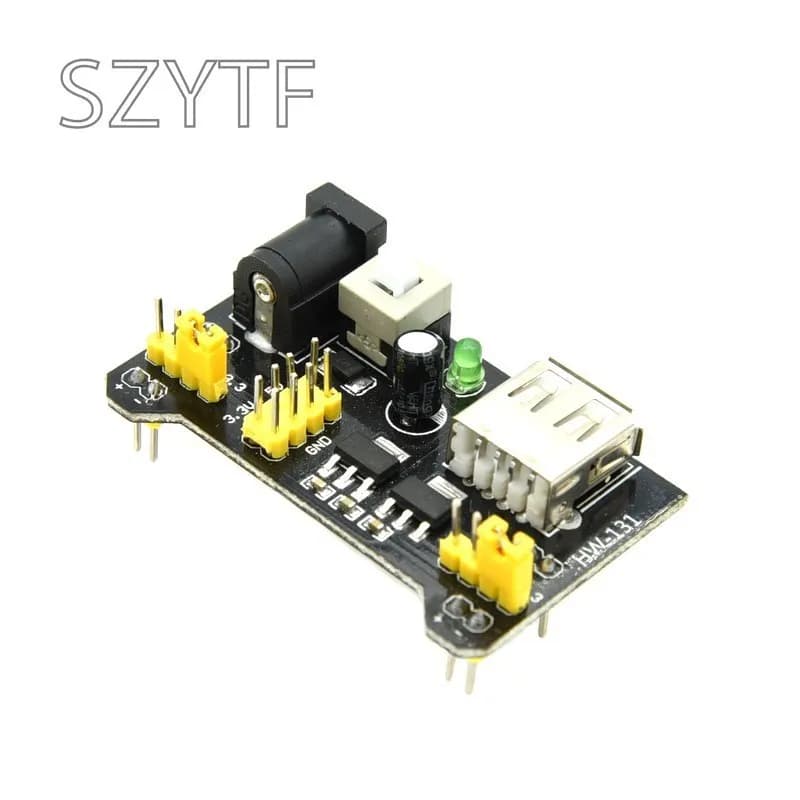 1pcs MB102 Breadboard Power Supply Module 3.3V 5V Solderless Bread Board DIY for Arduino
