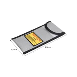 185x75x60mm Square RC LiPo Safe Bag Battery Safety Fireproof Explosionproof Guard Battery Protection Charging Sack For RC Toy
