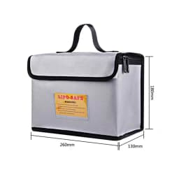 185x75x60mm Square RC LiPo Safe Bag Battery Safety Fireproof Explosionproof Guard Battery Protection Charging Sack For RC Toy