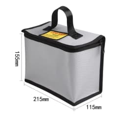 185x75x60mm Square RC LiPo Safe Bag Battery Safety Fireproof Explosionproof Guard Battery Protection Charging Sack For RC Toy