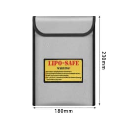 185x75x60mm Square RC LiPo Safe Bag Battery Safety Fireproof Explosionproof Guard Battery Protection Charging Sack For RC Toy