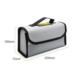 185x75x60mm Square RC LiPo Safe Bag Battery Safety Fireproof Explosionproof Guard Battery Protection Charging Sack For RC Toy
