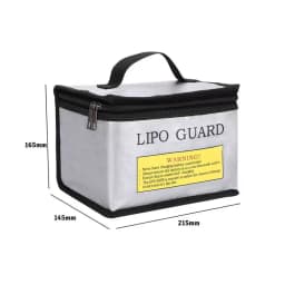 185x75x60mm Square RC LiPo Safe Bag Battery Safety Fireproof Explosionproof Guard Battery Protection Charging Sack For RC Toy