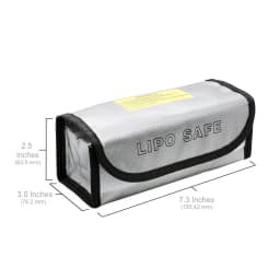 185x75x60mm Square RC LiPo Safe Bag Battery Safety Fireproof Explosionproof Guard Battery Protection Charging Sack For RC Toy