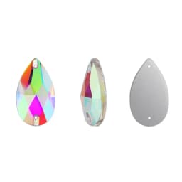 Wholesale QL Crystal Drop Sew On Rhinestones AB Crystal Clear Flatback for Diy Bags Clothes Shoes Material