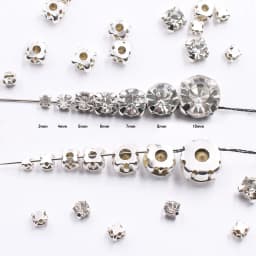 3mm-8mm Claw Cup Sewing Rhinestones Strass Flatback Crystas Stones Silver Base Sew On Rhinestones For Clothes Needlework Gems