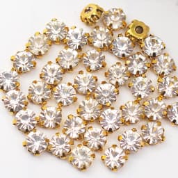 3mm-8mm Claw Cup Sewing Rhinestones Strass Flatback Crystas Stones Silver Base Sew On Rhinestones For Clothes Needlework Gems