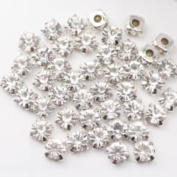 3mm-8mm Claw Cup Sewing Rhinestones Strass Flatback Crystas Stones Silver Base Sew On Rhinestones For Clothes Needlework Gems