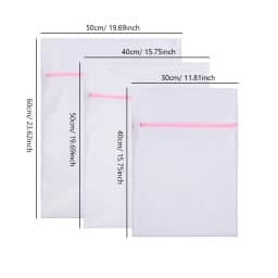 3Pcs/Set Bra Underwear Products Zippered Mesh Laundry Bags Baskets Household Cleaning Tools Accessories Laundry Care
