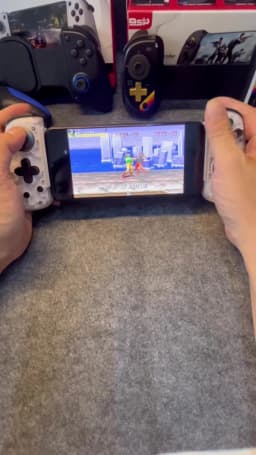 D6MINI Wireless Mobile Game Controller with Hall Joystick Quick Trigger USB C Gamepad for 3DS Android ios Switch