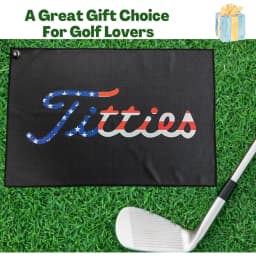 Funny Microfiber Premium Golf Towel, Printed Golf Towels for Golf Bags for Men & Women, Great Golf Accessories for Men Golfers