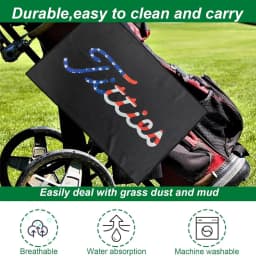 Funny Microfiber Premium Golf Towel, Printed Golf Towels for Golf Bags for Men & Women, Great Golf Accessories for Men Golfers