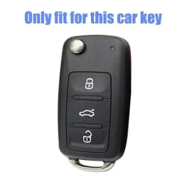 Leather TPU Car Key Case Car Key Full Cover Protection Bag for VW Volkswagen Polo Tiguan Passat Golf Jetta Lavida Skoda Octavia