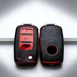 Leather TPU Car Key Case Car Key Full Cover Protection Bag for VW Volkswagen Polo Tiguan Passat Golf Jetta Lavida Skoda Octavia