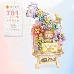 Street View House Building Blocks Izakaya Shaved Ice Shop Takoyaki Shop Coffee Shop Panda Tea House Children's Gift