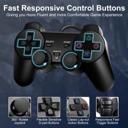 Wired Controller for Sony PS2 Gamepads for Joystick for Playstation 2 Vibration Shock Joypad Wired USB PC Controle Accessories