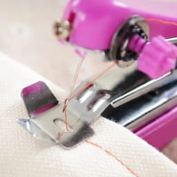 Portable Sewing Machine Mini Sewing Machine Household Simple Needlework Manual Crop Repair Clothes Fabric Hand Sewing Machine