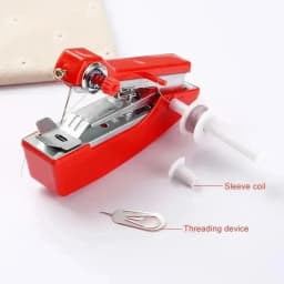 Portable Sewing Machine Mini Sewing Machine Household Simple Needlework Manual Crop Repair Clothes Fabric Hand Sewing Machine