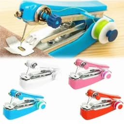 Portable Sewing Machine Mini Sewing Machine Household Simple Needlework Manual Crop Repair Clothes Fabric Hand Sewing Machine