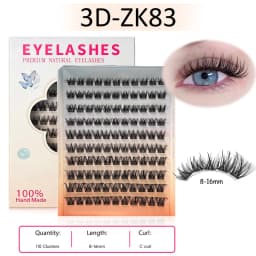 DIY Clusters Lash 10-18mm(Mix) Fluffy Lash Clusters for Self Application Makeup Individual Eyelash Extensions Natural Look