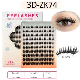 DIY Clusters Lash 10-18mm(Mix) Fluffy Lash Clusters for Self Application Makeup Individual Eyelash Extensions Natural Look