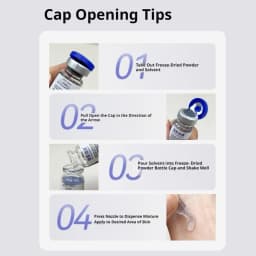 GHK-Cu 99% Copper Peptide Freeze-Dried Powder Blue Copper Anti Wrinkle Plump Firm Skin Fade Lines Repair Barrier Set