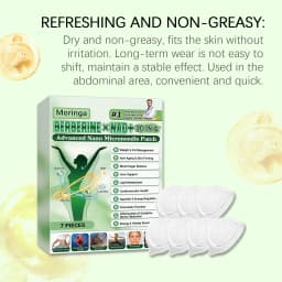 Berberine NAD+ 10-IN-1 Advanced Nano Microneedle Patch Activate Local Loop Daily Body Care Patch with Microdarts Technology