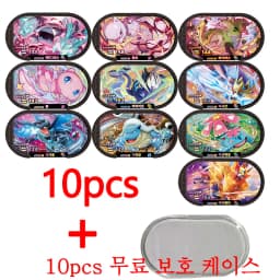 Korean 6 Star 스타태그 스타더스트 1탄 Superstar 슈퍼스타태그 StarDust Version1 Tagstar Disk Card Fit Pokmn Mezastar Kids Collectible Game Cards