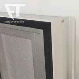 Self-Adhesive Black PP Nano Window Screen Mesh Anti-Mosquito Net Easy Install No Drill for Home