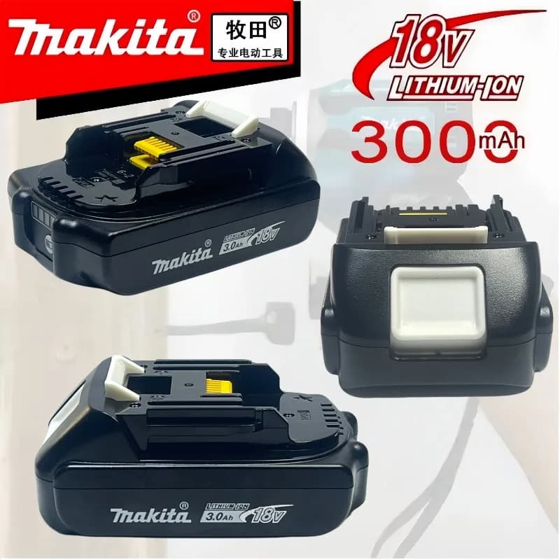 Original Makita 3AH/Makita 18V BL1830B BL1850B BL1850 BL1840 BL1860 BL1815 Backup Lithium Battery+DC18RC Charger