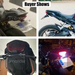 CB/CBR 650R Motorcycle License Plate Holder Tail Light Bracket Tidy Fender Eliminator For Honda CB650R CBR650R 2021-2025