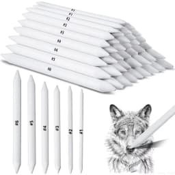3/6/12/48Pcs Blending Stump and Tortillions, Paper Art Blenders, Art Pencils, Drawing Pencils for Student Sketch Drawing Tools