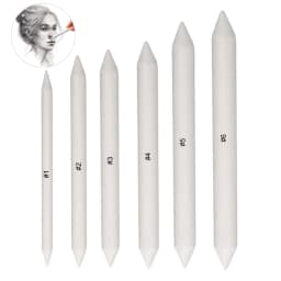 3/6/12/48Pcs Blending Stump and Tortillions, Paper Art Blenders, Art Pencils, Drawing Pencils for Student Sketch Drawing Tools