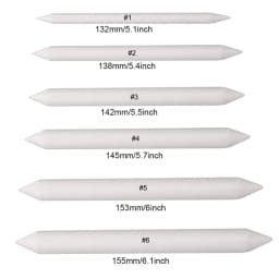 3/6/12/48Pcs Blending Stump and Tortillions, Paper Art Blenders, Art Pencils, Drawing Pencils for Student Sketch Drawing Tools