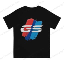 GS Motorcycle BRUSHES T Shirt Grunge Men Tees Summer Clothing COTTON Crewneck TShirt