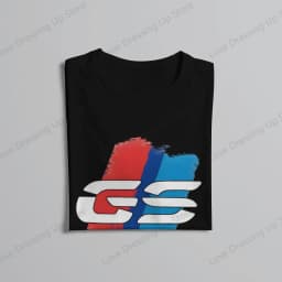 GS Motorcycle BRUSHES T Shirt Grunge Men Tees Summer Clothing COTTON Crewneck TShirt