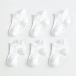 6Pairs Baby's Non-slip Floor Socks For Toddler Kids Boys Indoor Activities Learn To Walk Ankle Socks