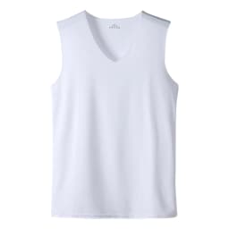 Men'S Top Men'S Summer Multi Color Sleeveless Vest Men'S Summer Ice Silk Traceless Thin Breathable Color V-Neck Sleeveless Top