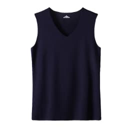 Men'S Top Men'S Summer Multi Color Sleeveless Vest Men'S Summer Ice Silk Traceless Thin Breathable Color V-Neck Sleeveless Top