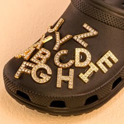 1PCS A-Z Gold Metal Alphabet Shoe Charms,26 Letters Shoe Accessories Decorations For Women Girls,Classic Clogs Buckle Pin Gift
