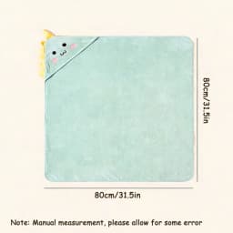 Baby Bath Towel Cartoon Infant Swaddle Kids Bathrobe Fleece Blanket Warm Sleeping Swaddle Wrap for New Born Boys Girls