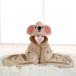 Baby Bath Towel Cartoon Infant Swaddle Kids Bathrobe Fleece Blanket Warm Sleeping Swaddle Wrap for New Born Boys Girls