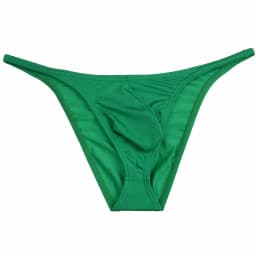 Men's Stretch Posing Trunk FitnessUnderwear Hot Beachwear Bikini Briefs Ropa Interior Hombre Sexi Slip Homme